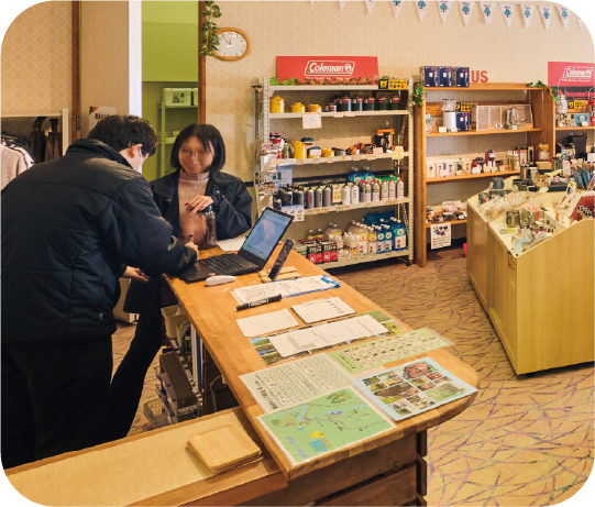 受付・チェックインの写真